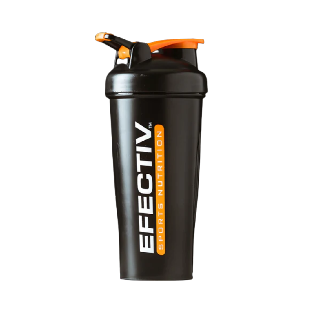 Efectiv Nutrition Shaker 600ml Black/Orange