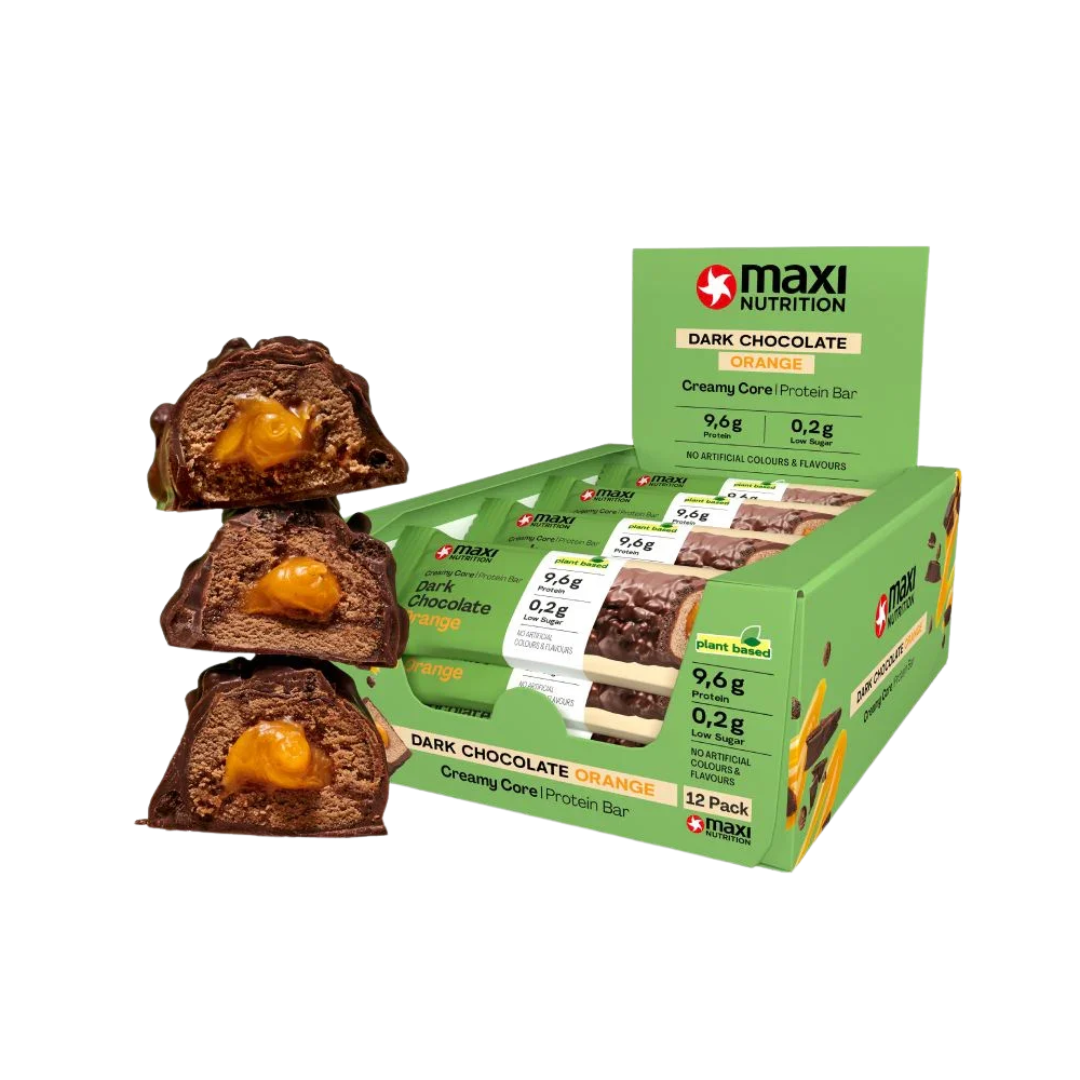 MaxiNutrition Vegan Creamy Core Bar 12x45g Chocolate Orange