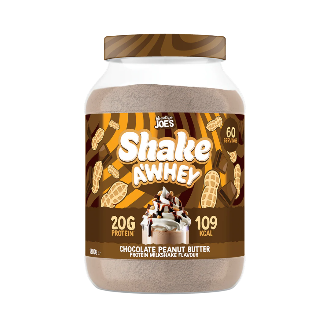 Mountain Joe's SHAKE A'WHEY 1.8kg Chocolate Peanut Butter