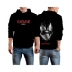 Murdered Out Shook Hoodie Large Black
