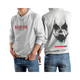 Murdered Out Shook Hoodie Large White