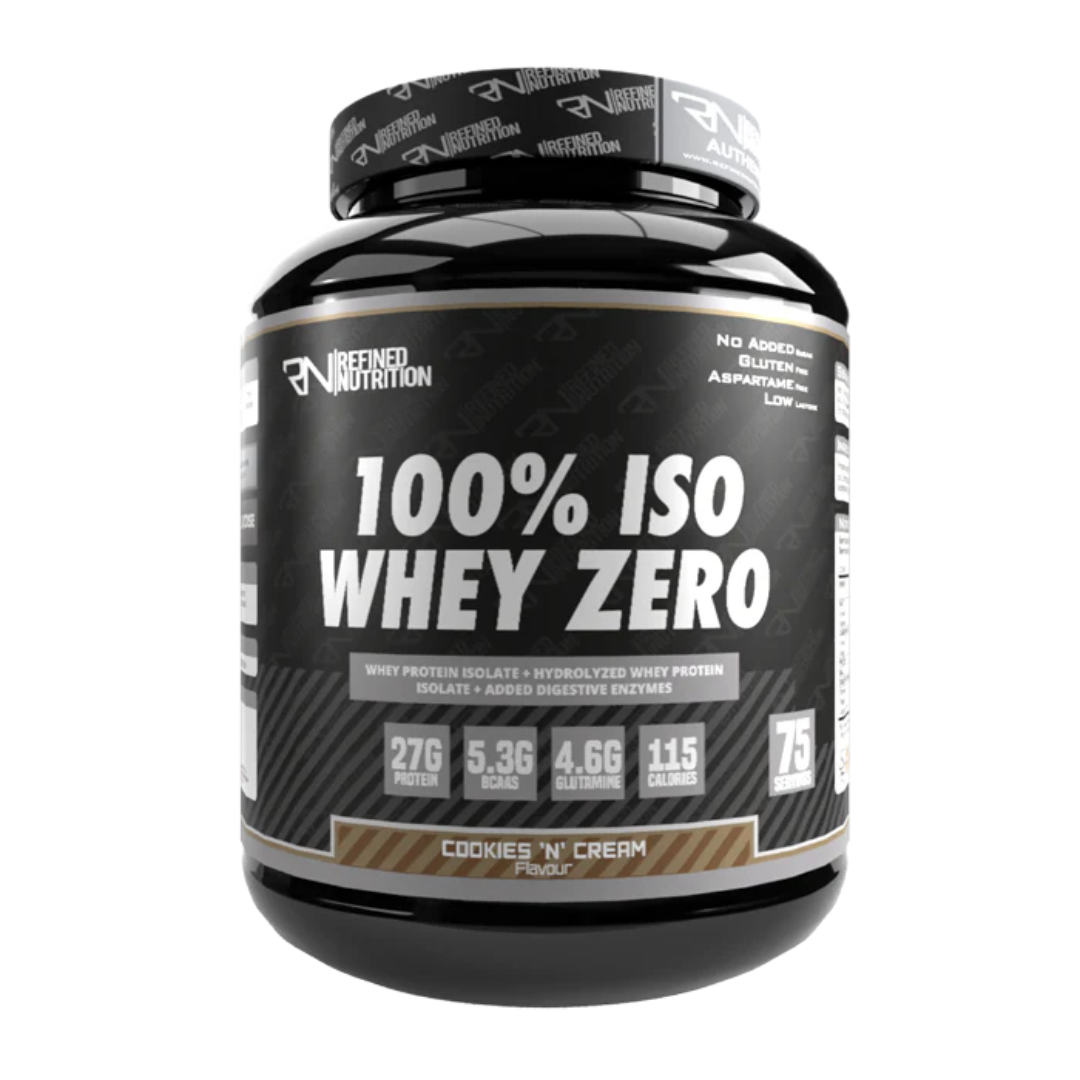 Refined Nutrition 100% Iso Whey Zero 2.27kg Cookies and Cream