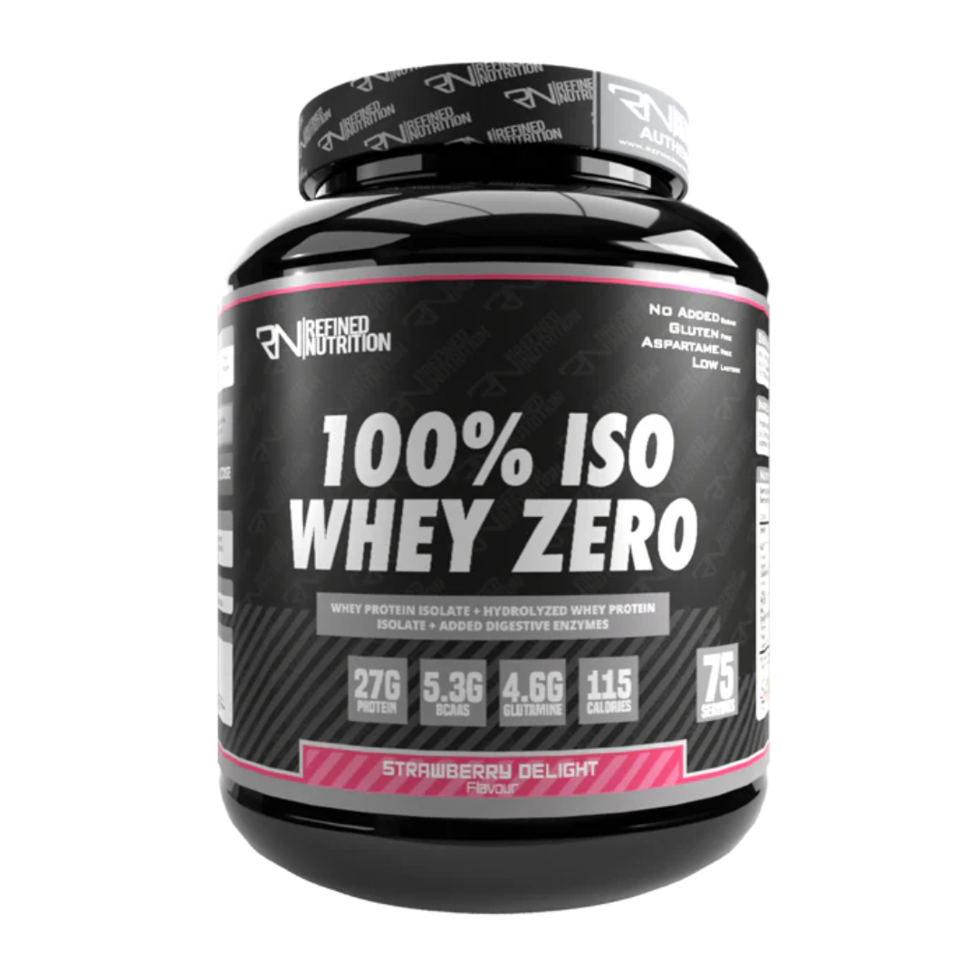 Refined Nutrition Refined 100% Iso Whey Zero 2.27kg Strawberry Delight