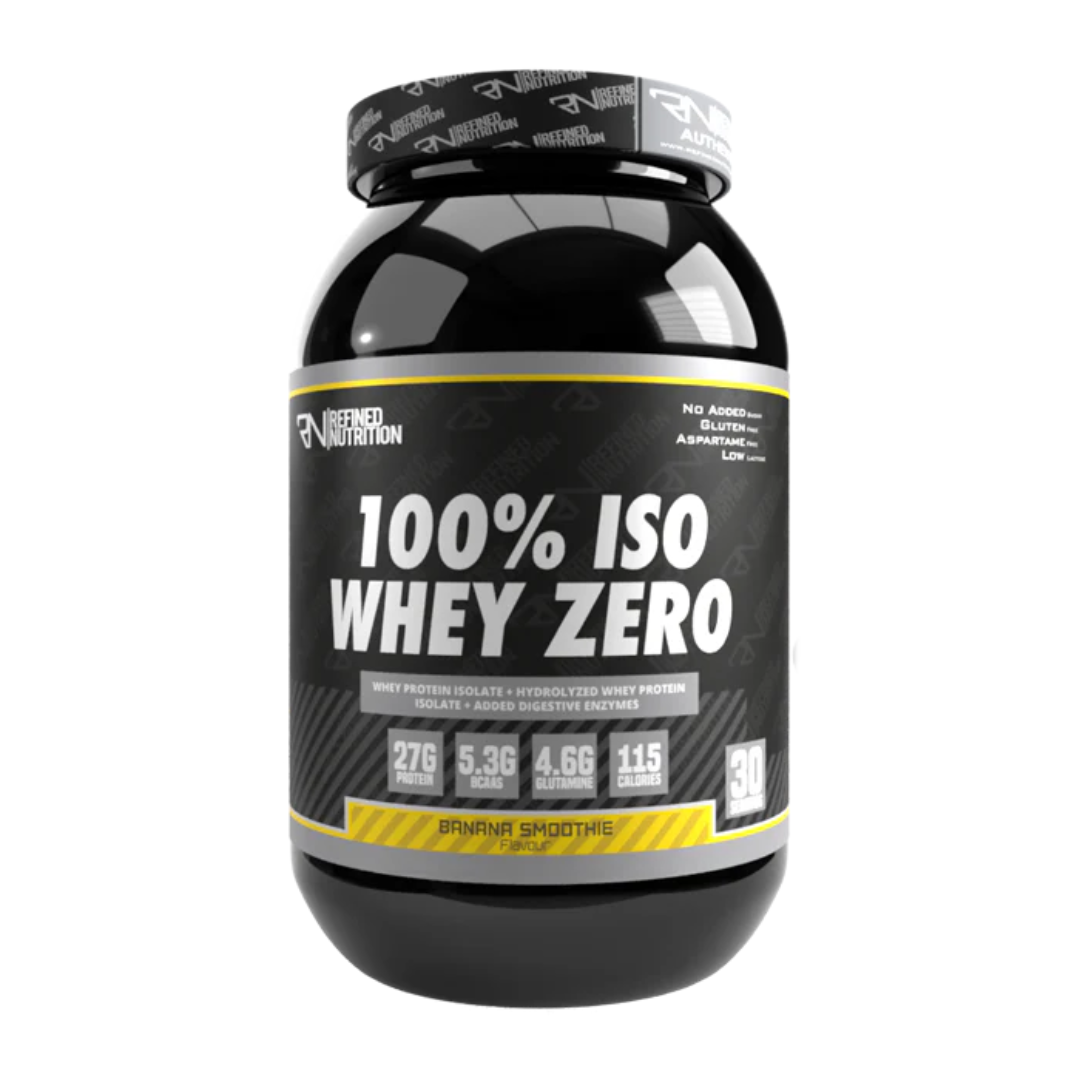 Refined Nutrition Refined 100% Iso Whey Zero 908g Banana Smoothie