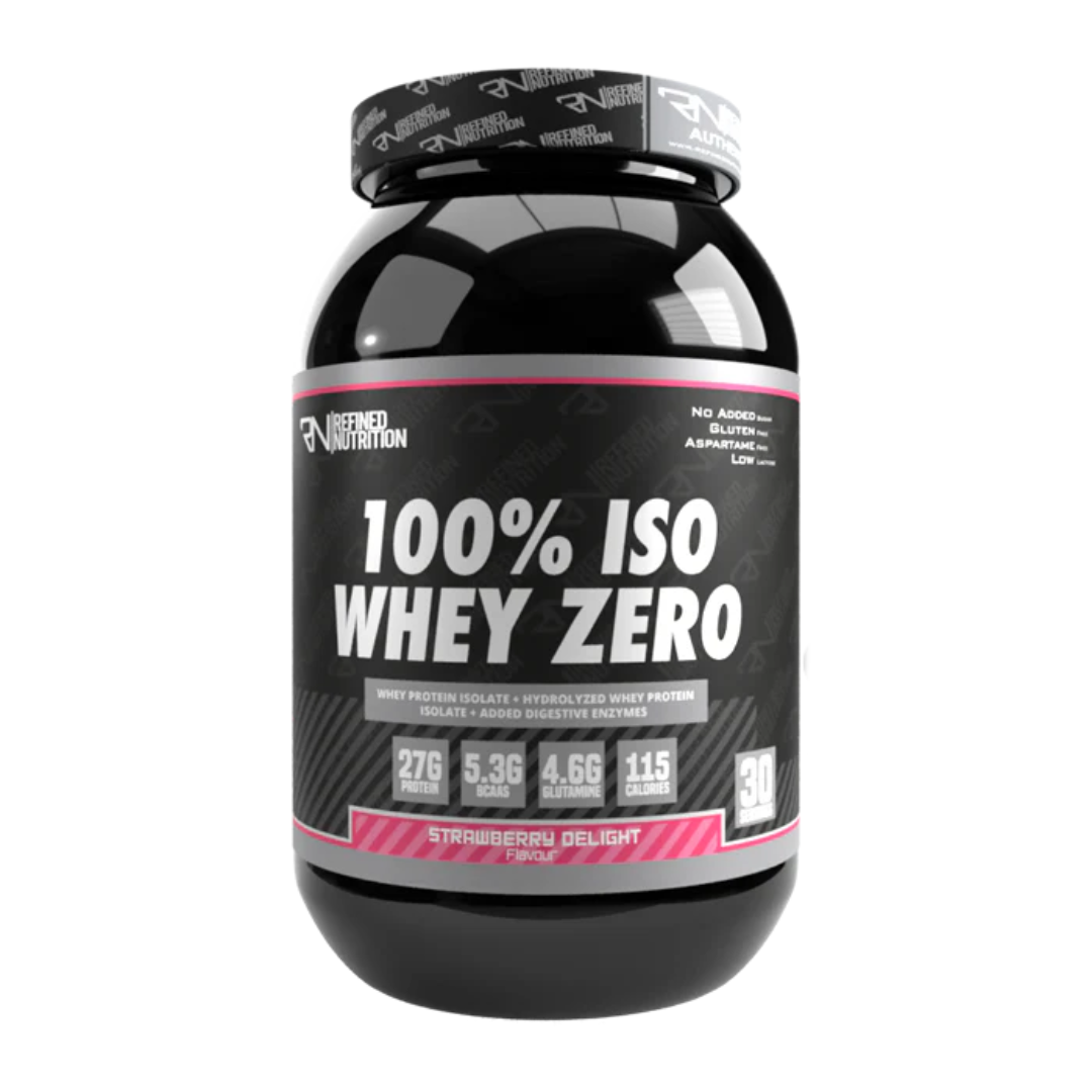 Refined Nutrition Refined 100% Iso Whey Zero 908g Strawberry Delight