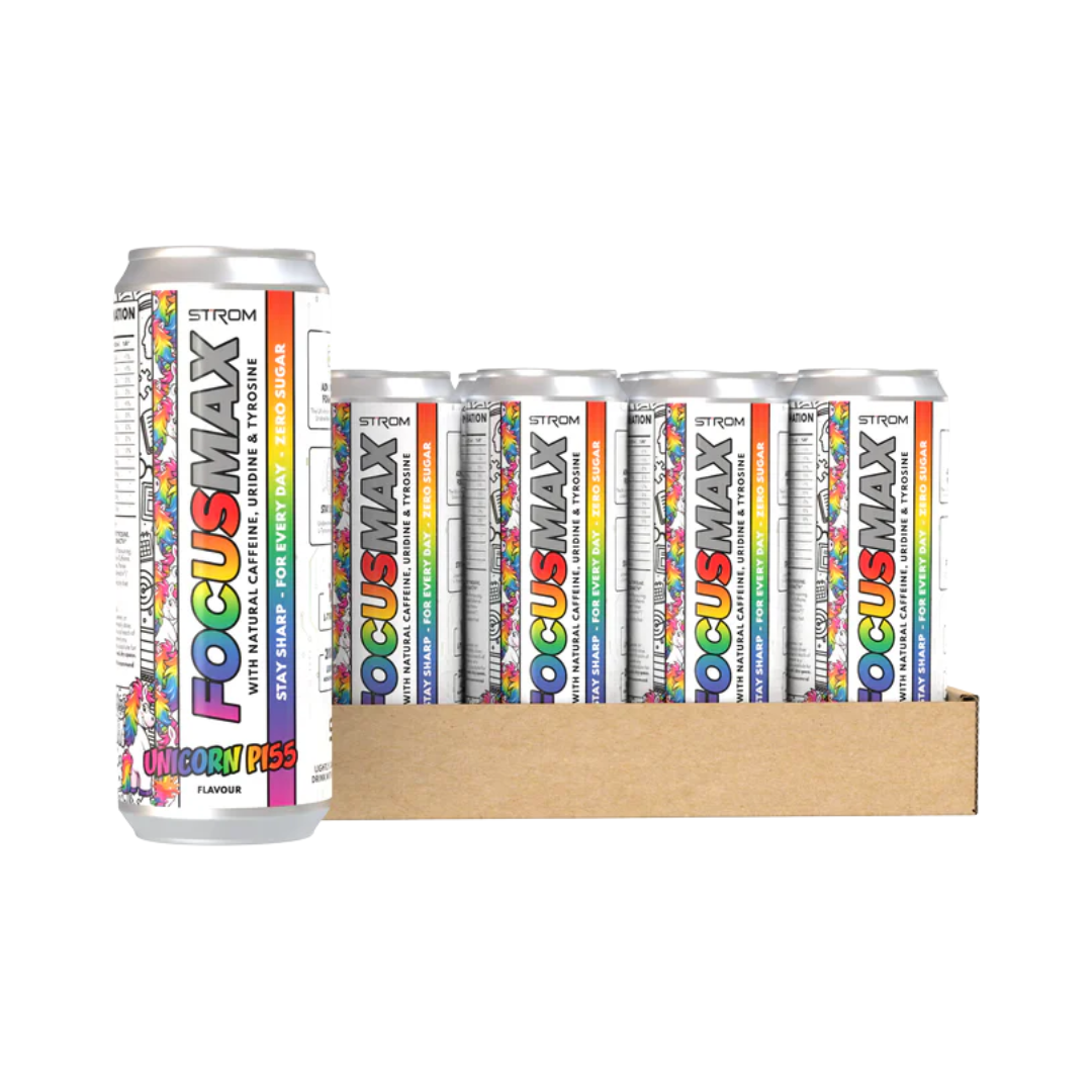 Strom Sports FocusMax Can 12x500ml Unicorn Pi55