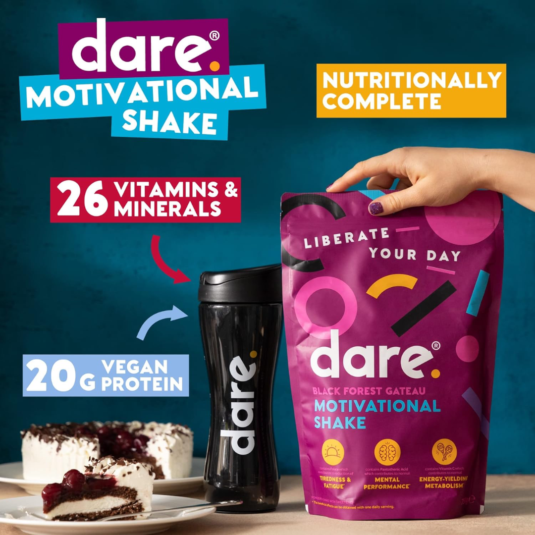 dare. Motivational Shake 750g - Cocoa & Jaffa Orange