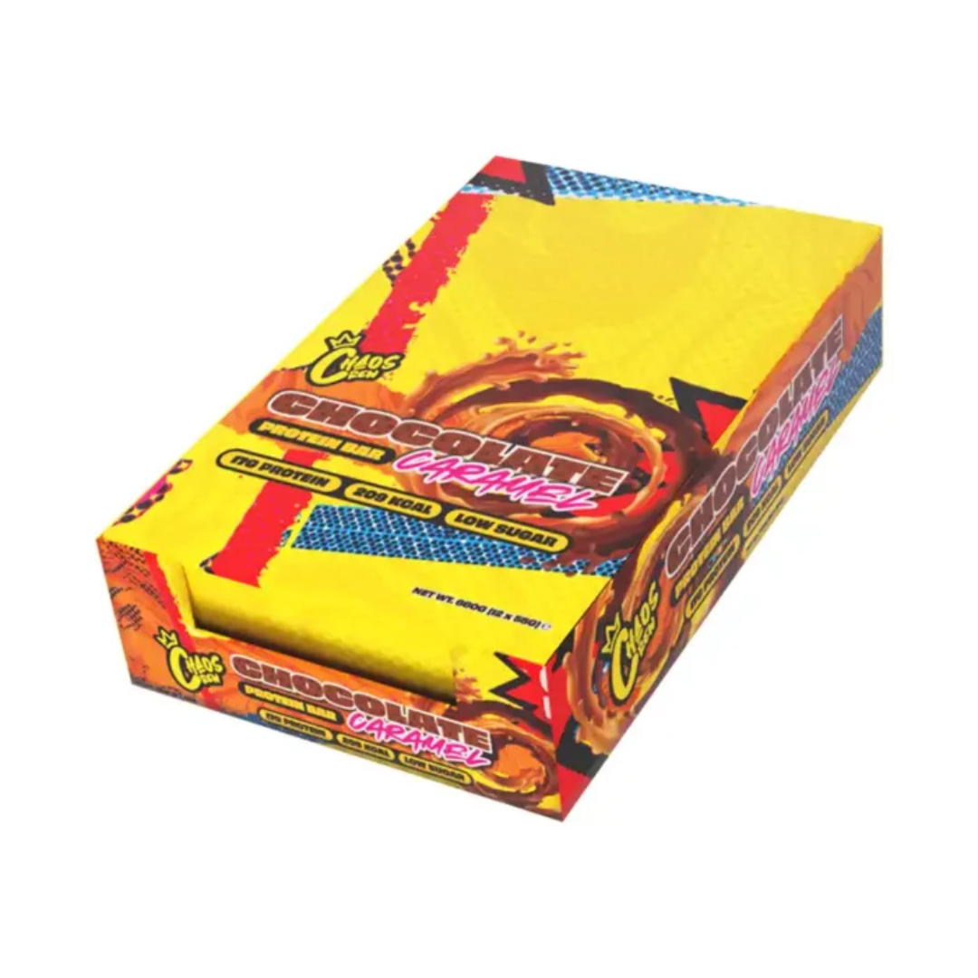 Chaos Crew Protein Bar 12x55g - Chocolate Caramel