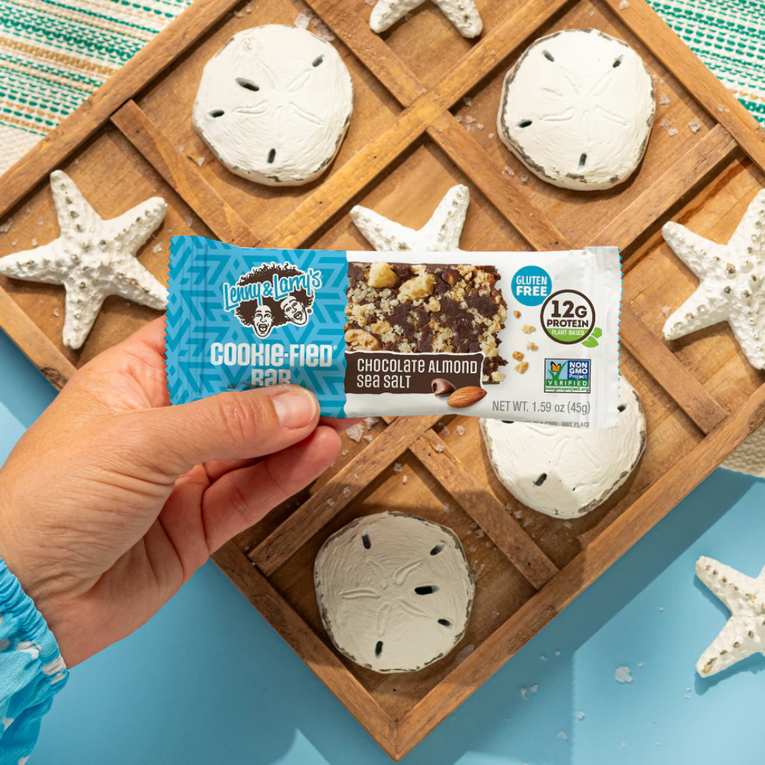 Lenny & Larry's The Complete Cookie-fied Bar 9x45g - Chocolate Almond Sea Salt