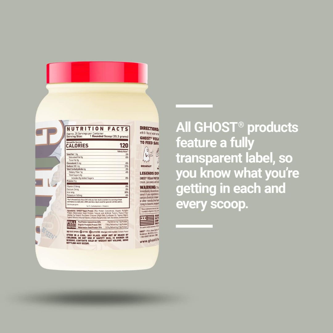 Ghost Vegan Protein 28 Servings - Pancake Batter