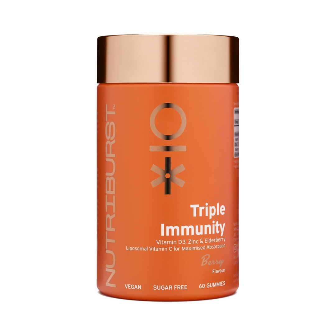 Nutriburst Triple Immunity 60 Gummies Berry