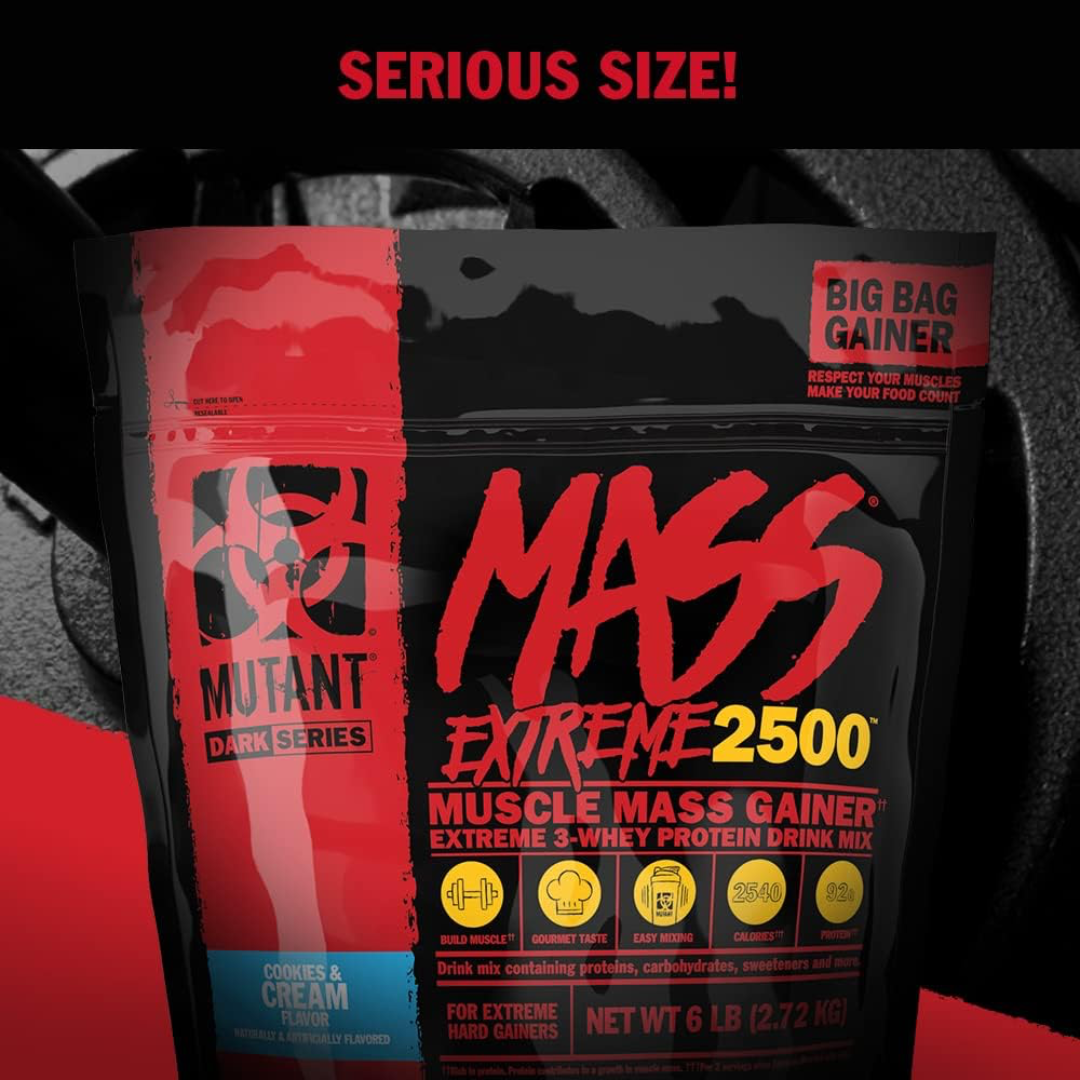 Mutant Mass Extreme 2500 5.45kg - Jacked Berry Blast