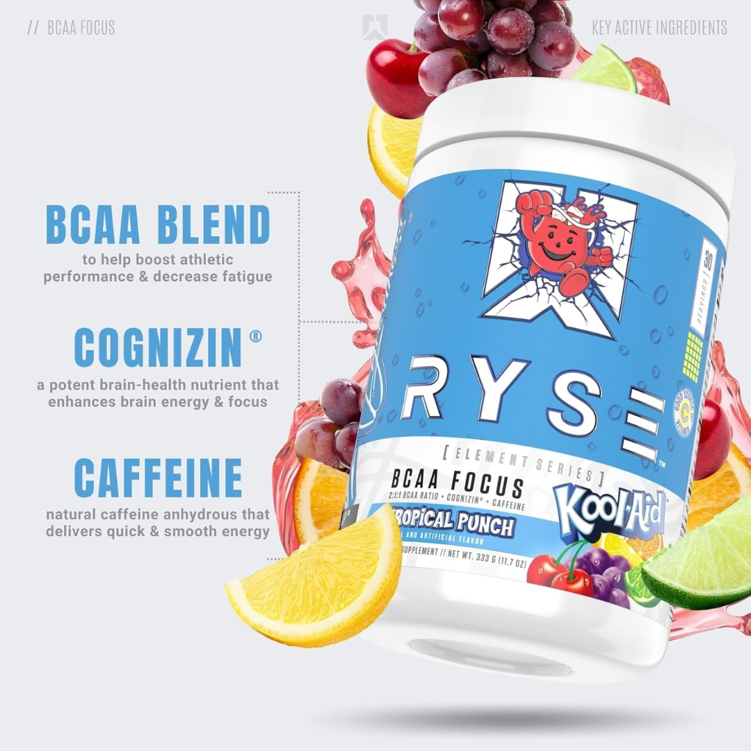 RYSE BCAA Focus 342g Kool-Aid