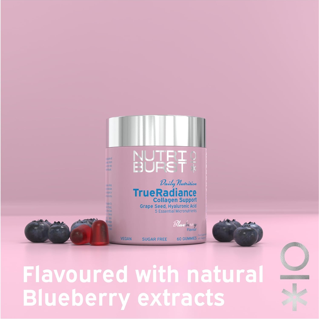 Nutriburst True Radiance 60 Gummies Blueberry