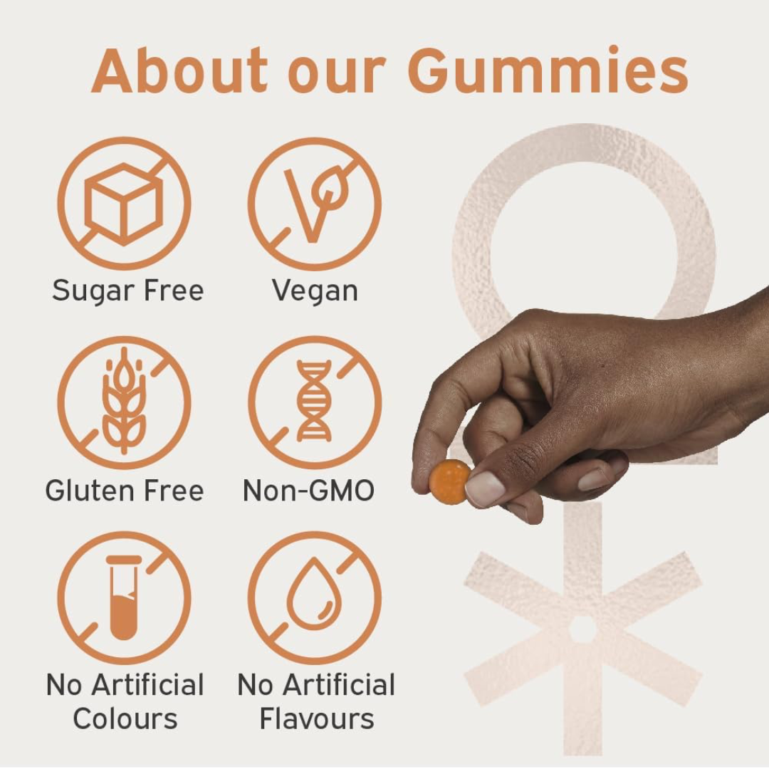 Nutriburst Tumeric 3000mg 60 Gummies Ginger
