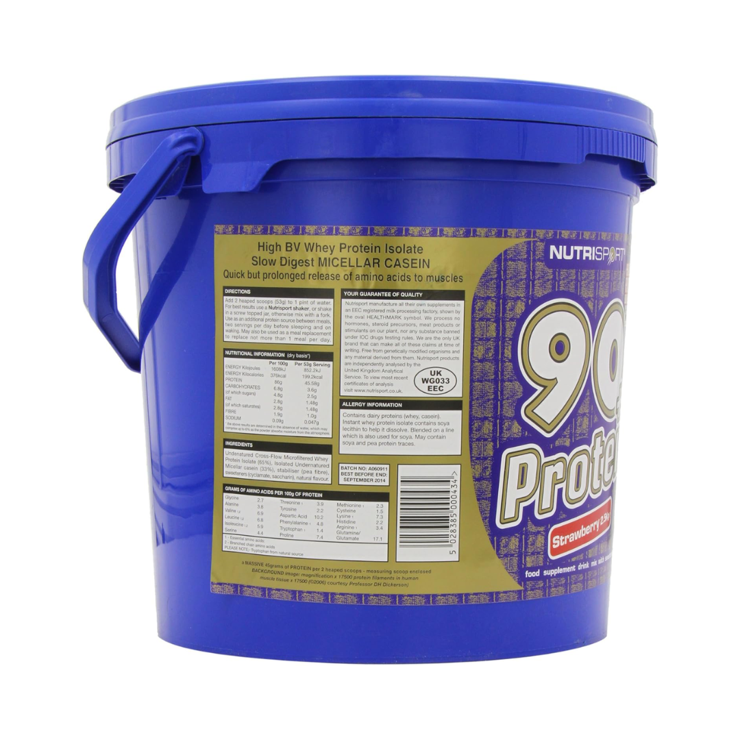 NutriSport 90+ Protein 2.5kg - Raspberry