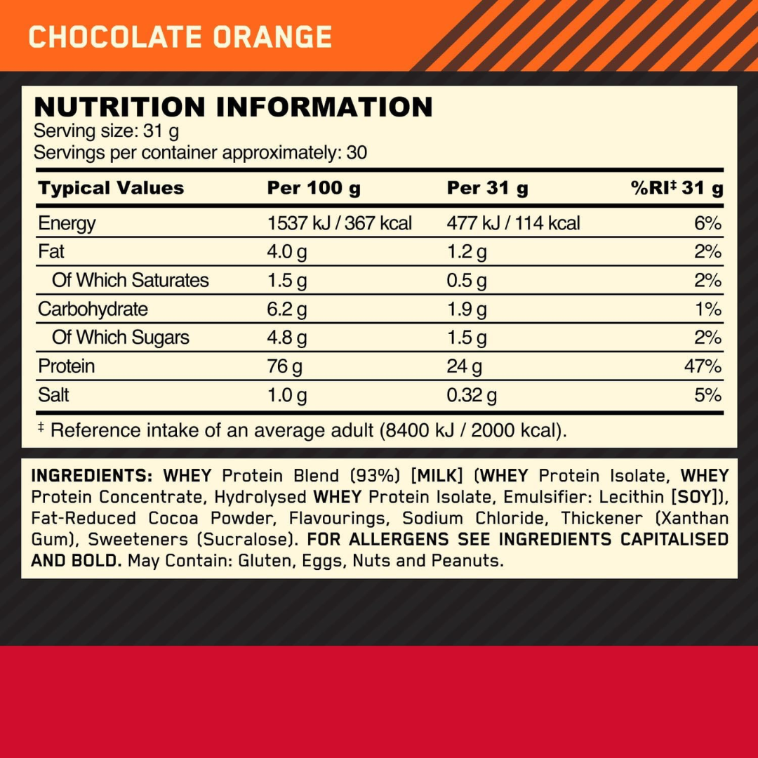 Optimum Nutrition Gold Standard 100% Whey 900g - Vanilla Ice Cream