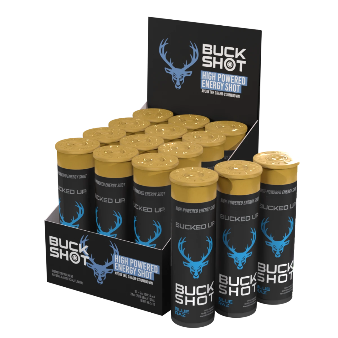 Bucked Up Buck Shot 12x59ml - Blue Raz