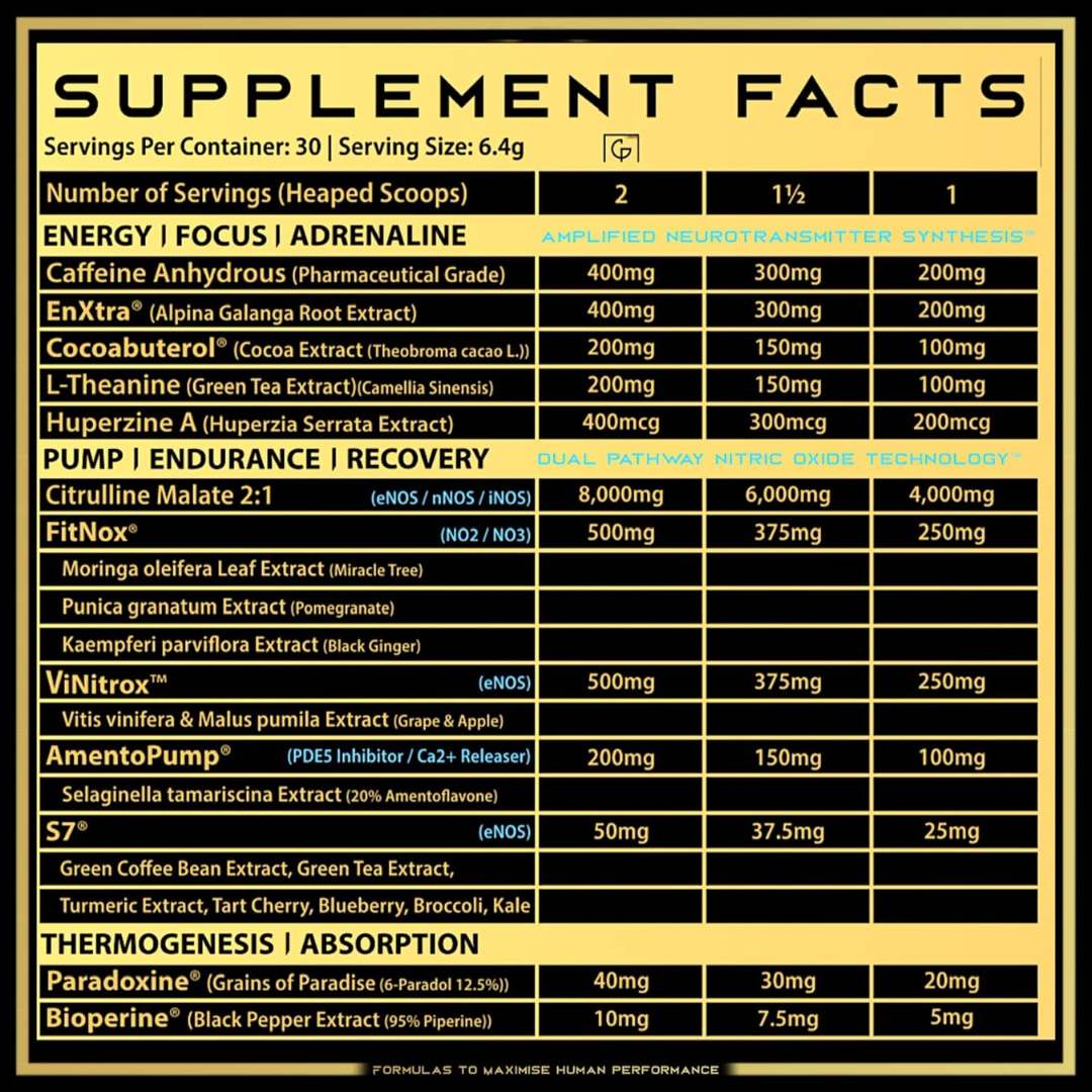 Illegal Nutrition Premium Pre-Workout (Stim + Pump) 193g - Cherry