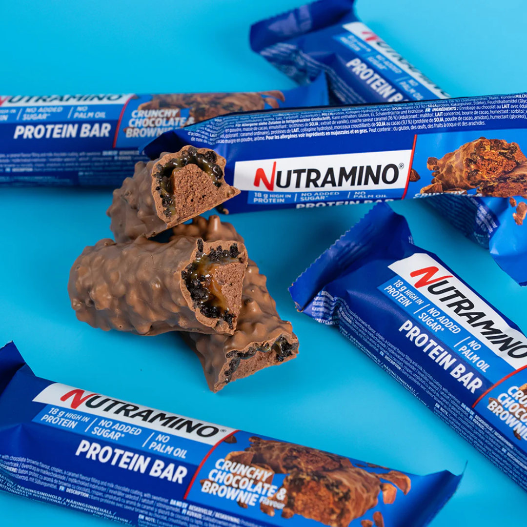 Nutramino Protein Bar 12x55g Crunchy Chocolate Brownie
