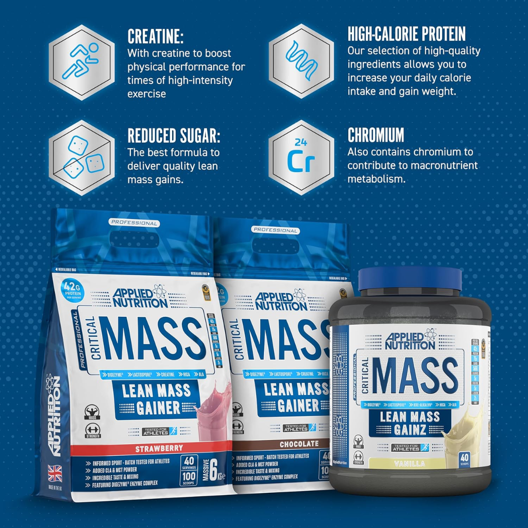 Applied Nutrition Critical Mass Professional 6kg - Vanilla