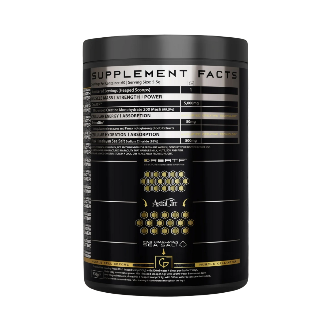 Illegal Nutrition Premium Creatine (Amplified) 333g Unflavoured