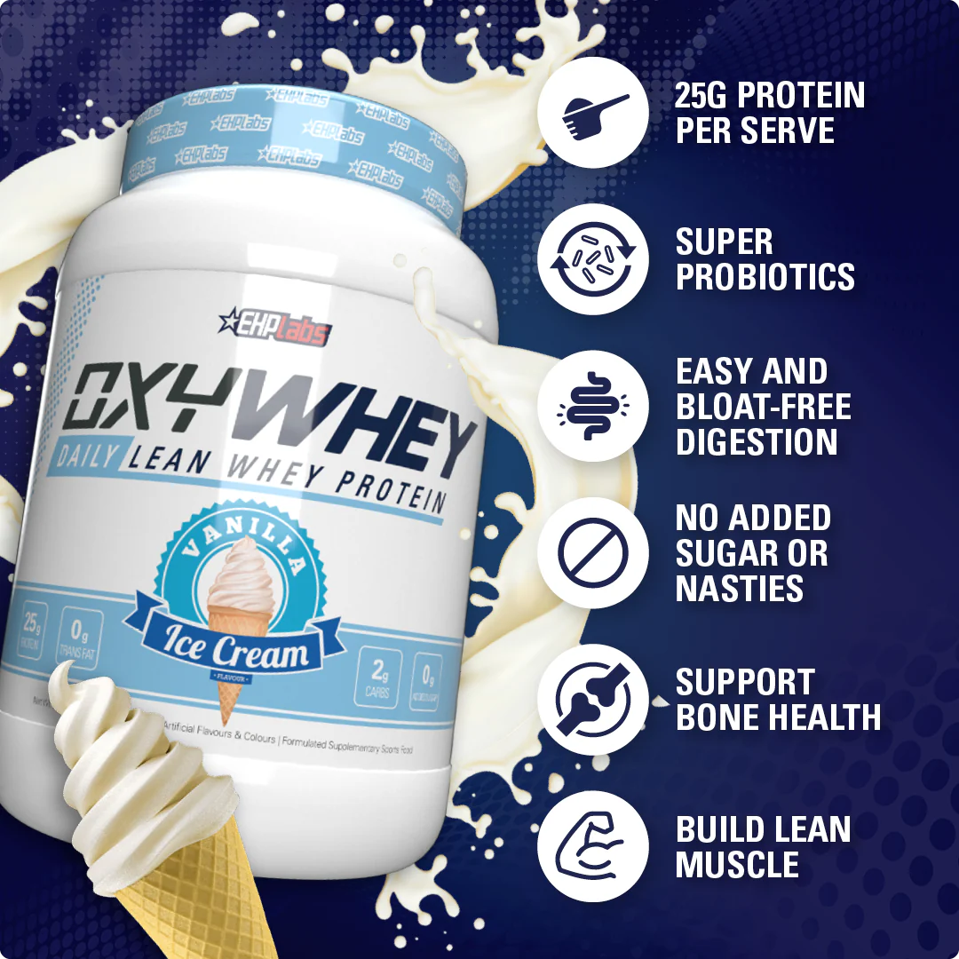 EHP Labs OxyWhey Daily Lean Whey Protein 25 Servings - Mini Pufts Marshmallow