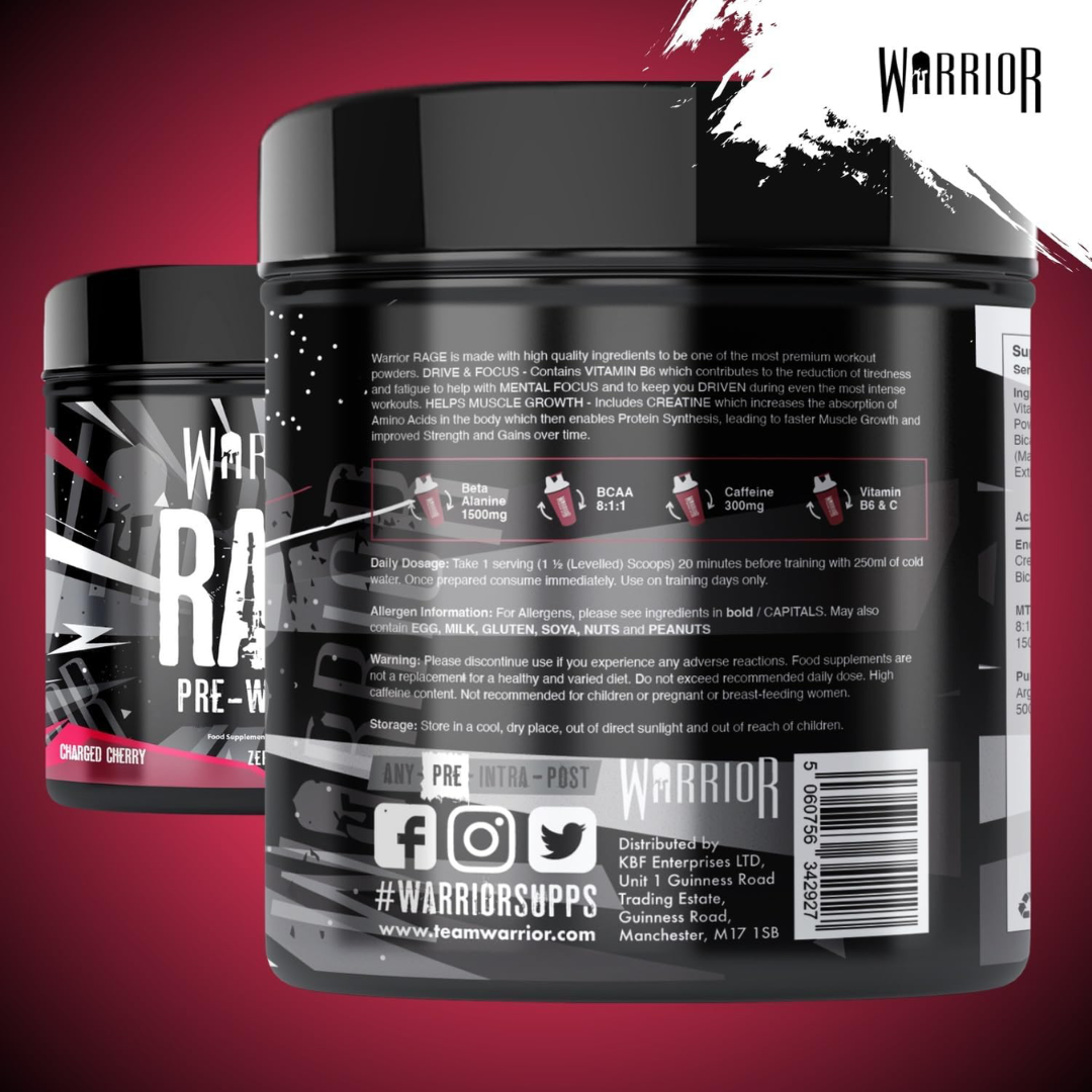 Warrior Rage 392g - Cola