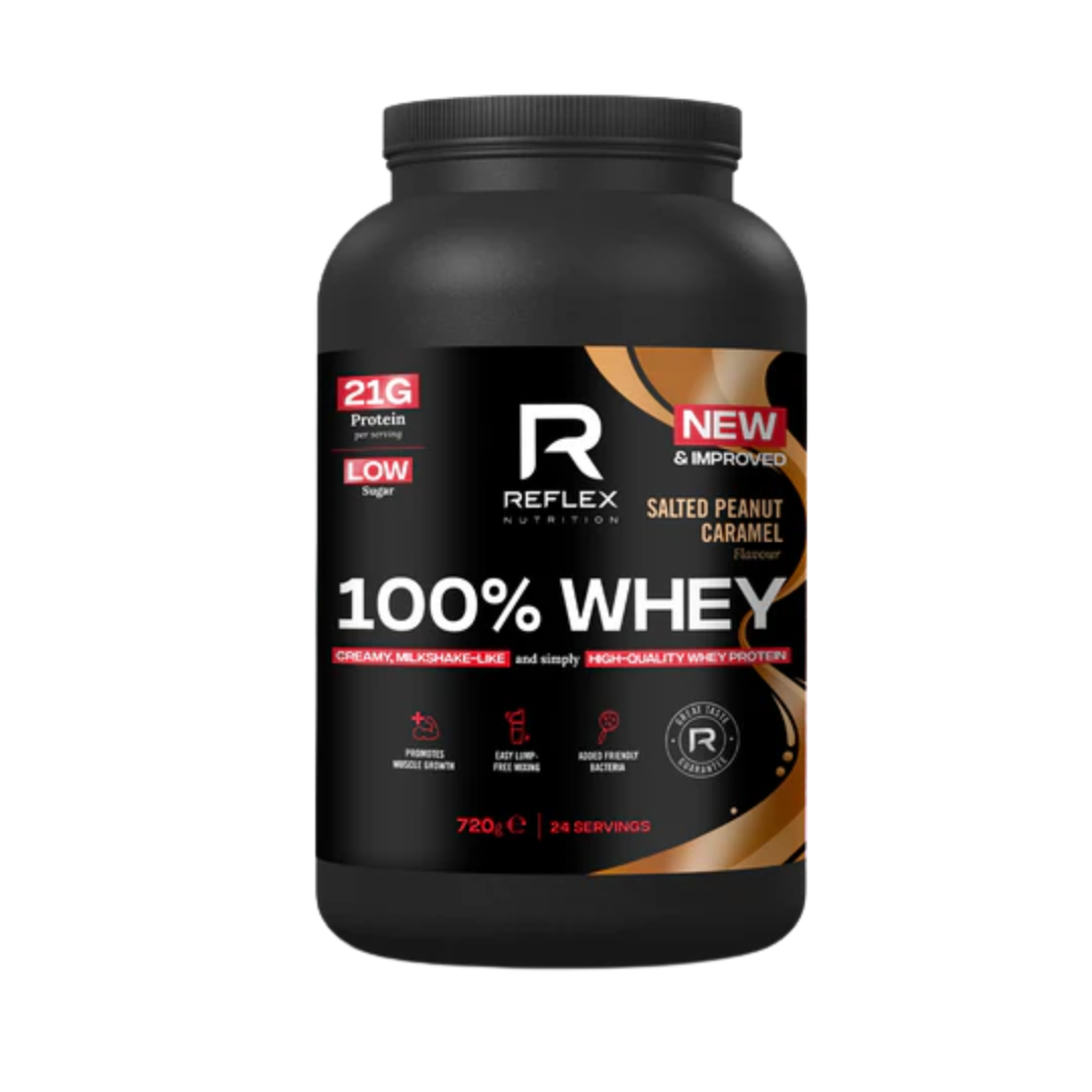 Reflex Nutrition 100% Whey 720g - Salted Peanut Caramel