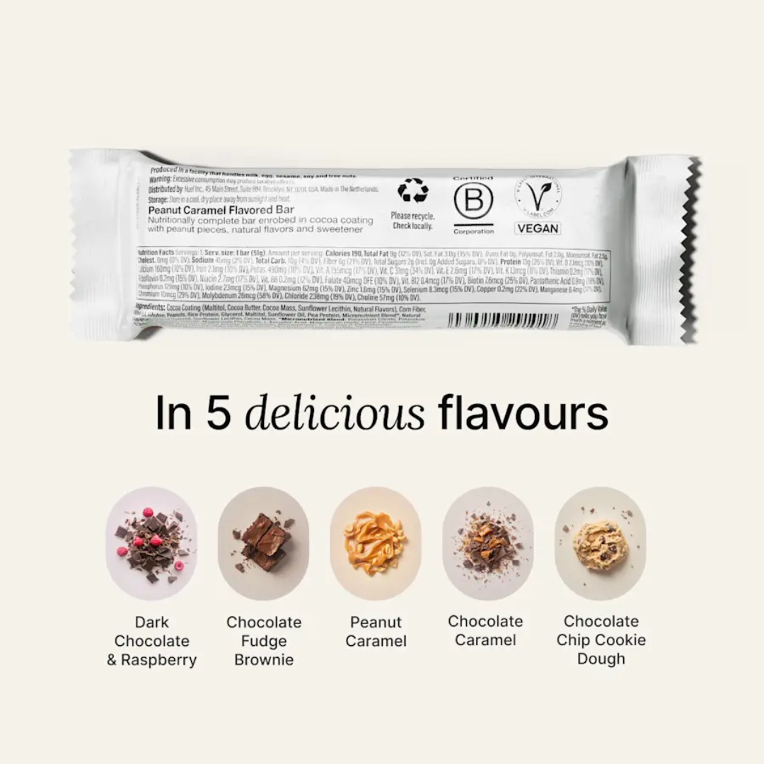 Huel Complete Nutrition Bar 12x51g - Peanut Caramel