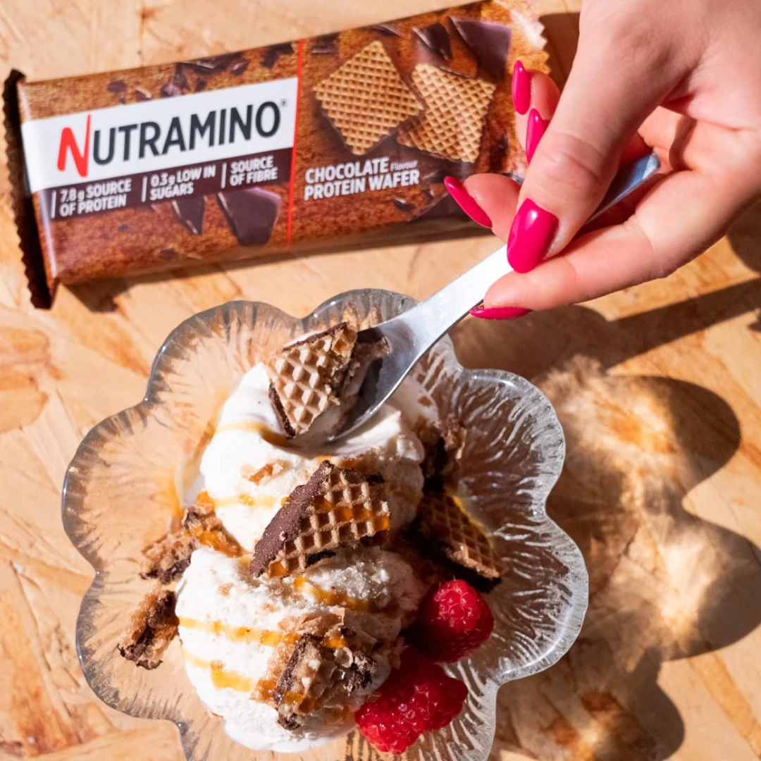 Nutramino Nutra-Go High Protein Low Sugar Wafer 12x39g - Hazelnut