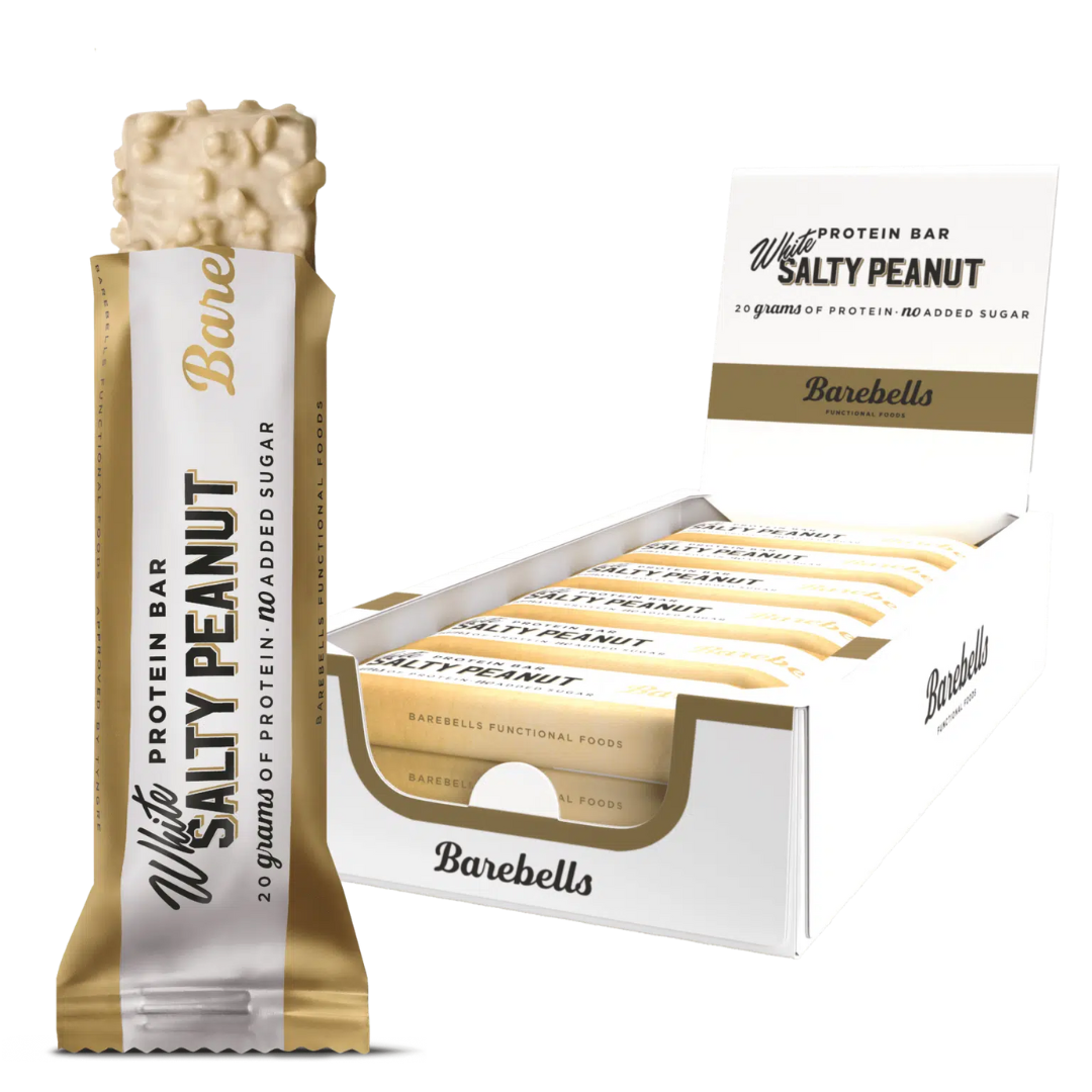 Barebells Protein Bar 12x55g - White Chocolate Salty Peanut