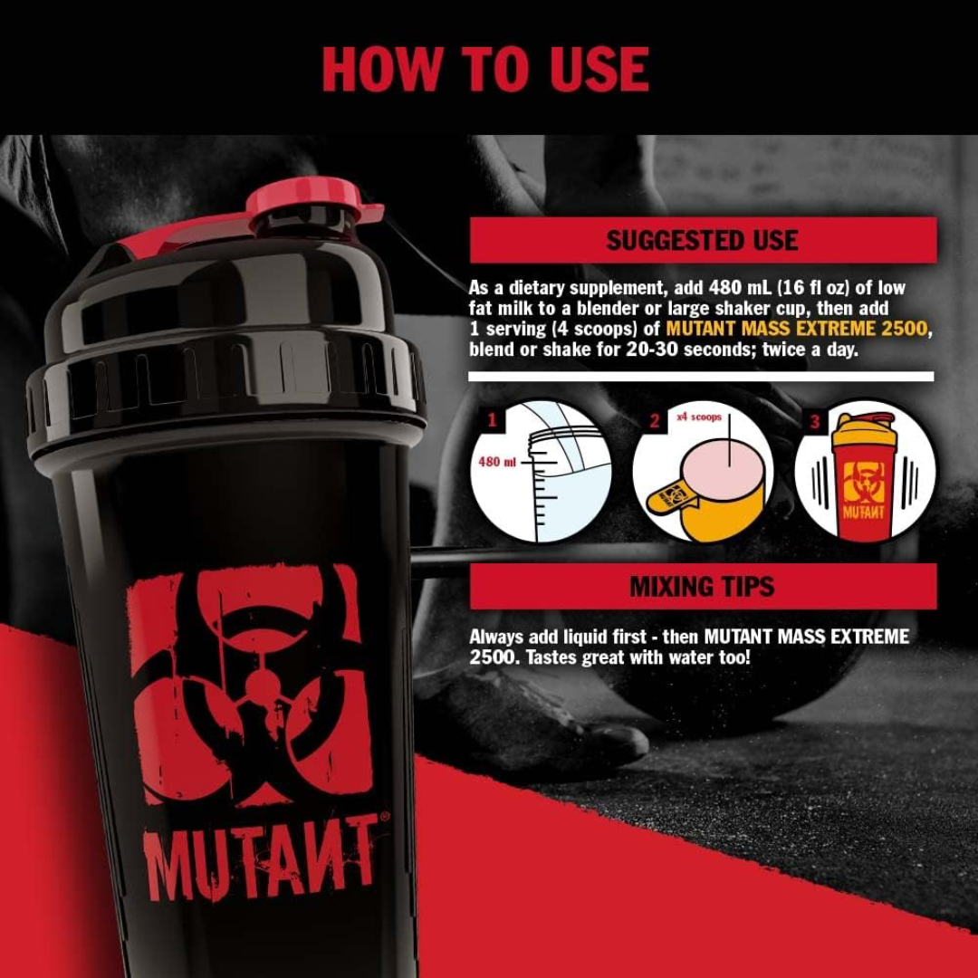 Mutant Mass Extreme 2500 5.45kg - Vanilla Ice Cream