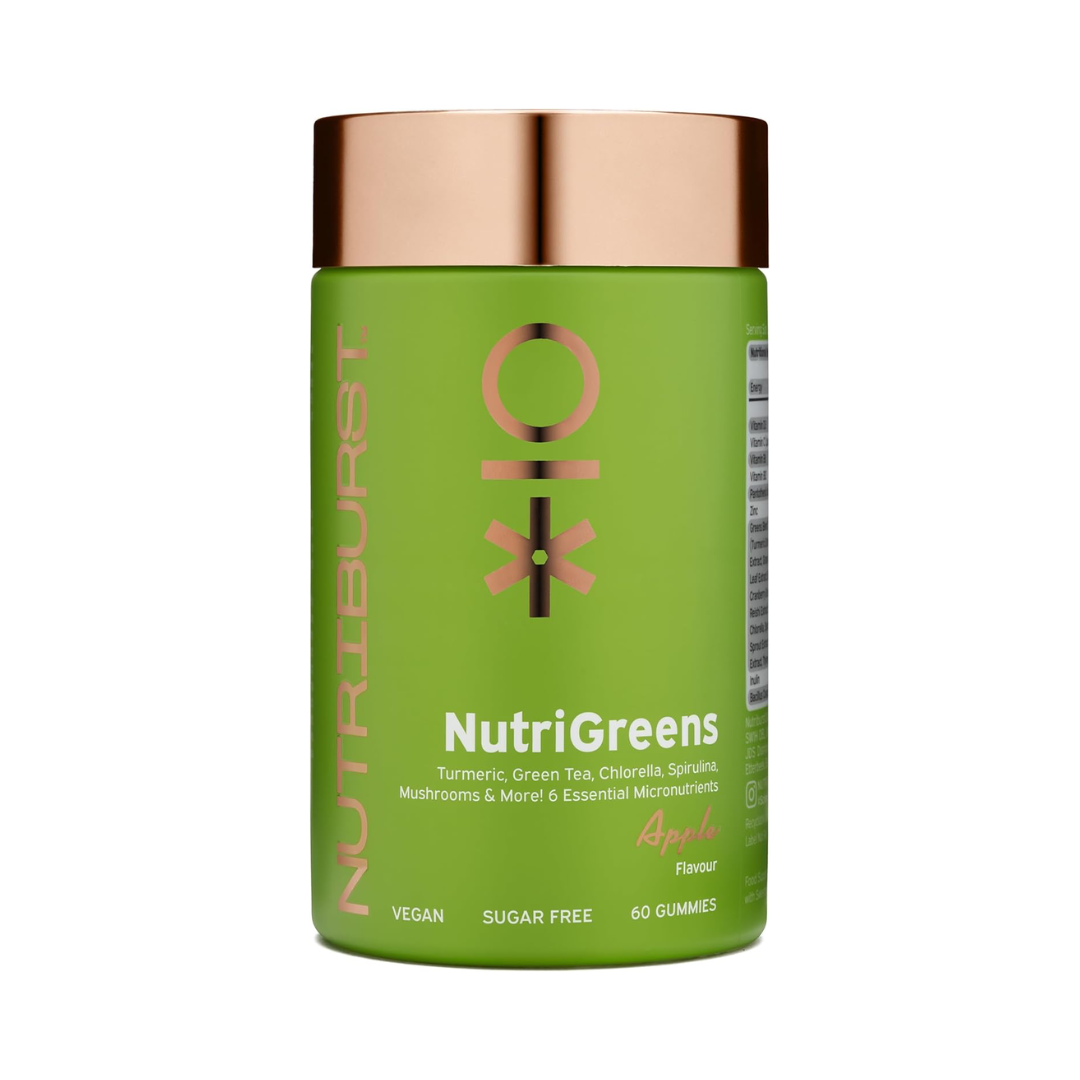 Nutriburst Nutri Greens 60 Gummies Apple