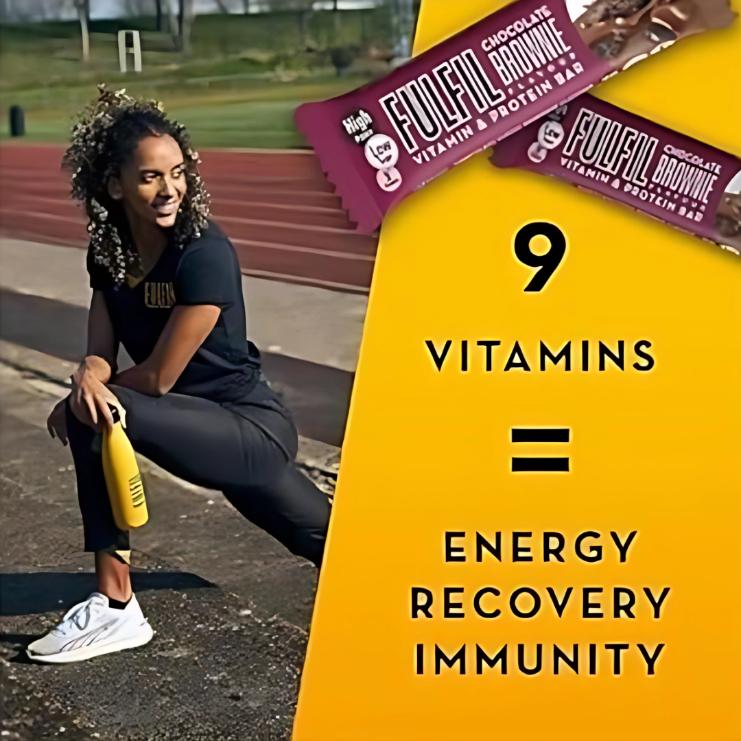 Fulfil Nutrition Vitamin & Protein Bar 15x55g Chocolate Brownie
