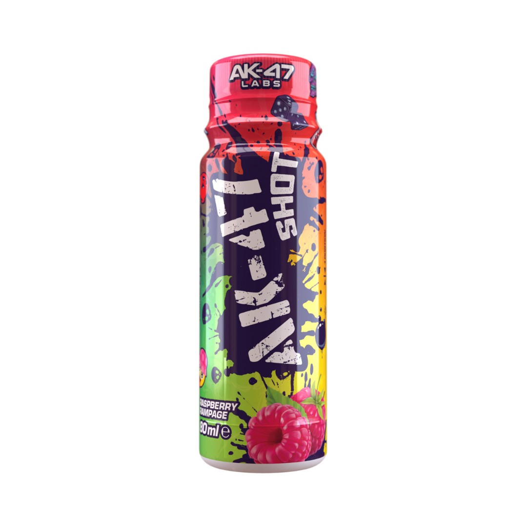 AK-47 Labs Shots 12x80ml Raspberry Rampage