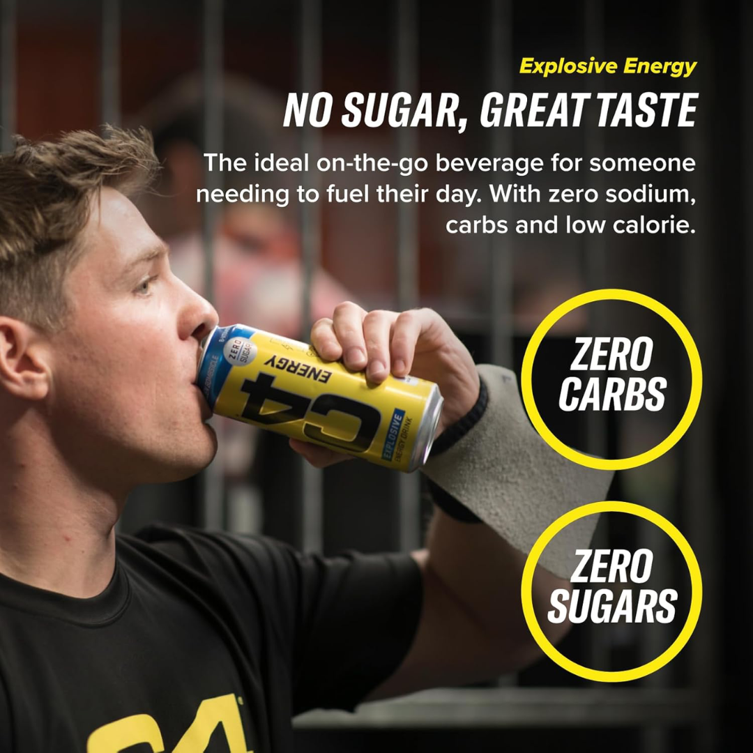 Cellucor C4 Performance Energy Carbonated RTD 12x500ml - Millions Strawberry