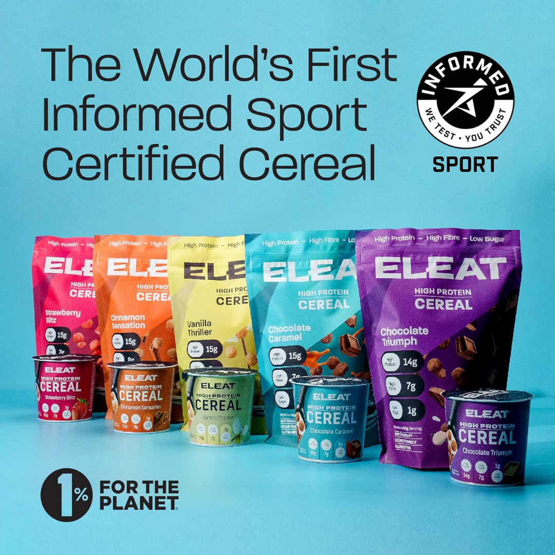 Eleat Balanced High Protein Cereal 8x50g - Vanilla