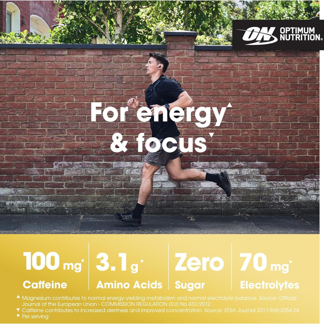 Optimum Nutrition Amino Energy + Electrolyte RTD 24x250ml - Pink Lemonade