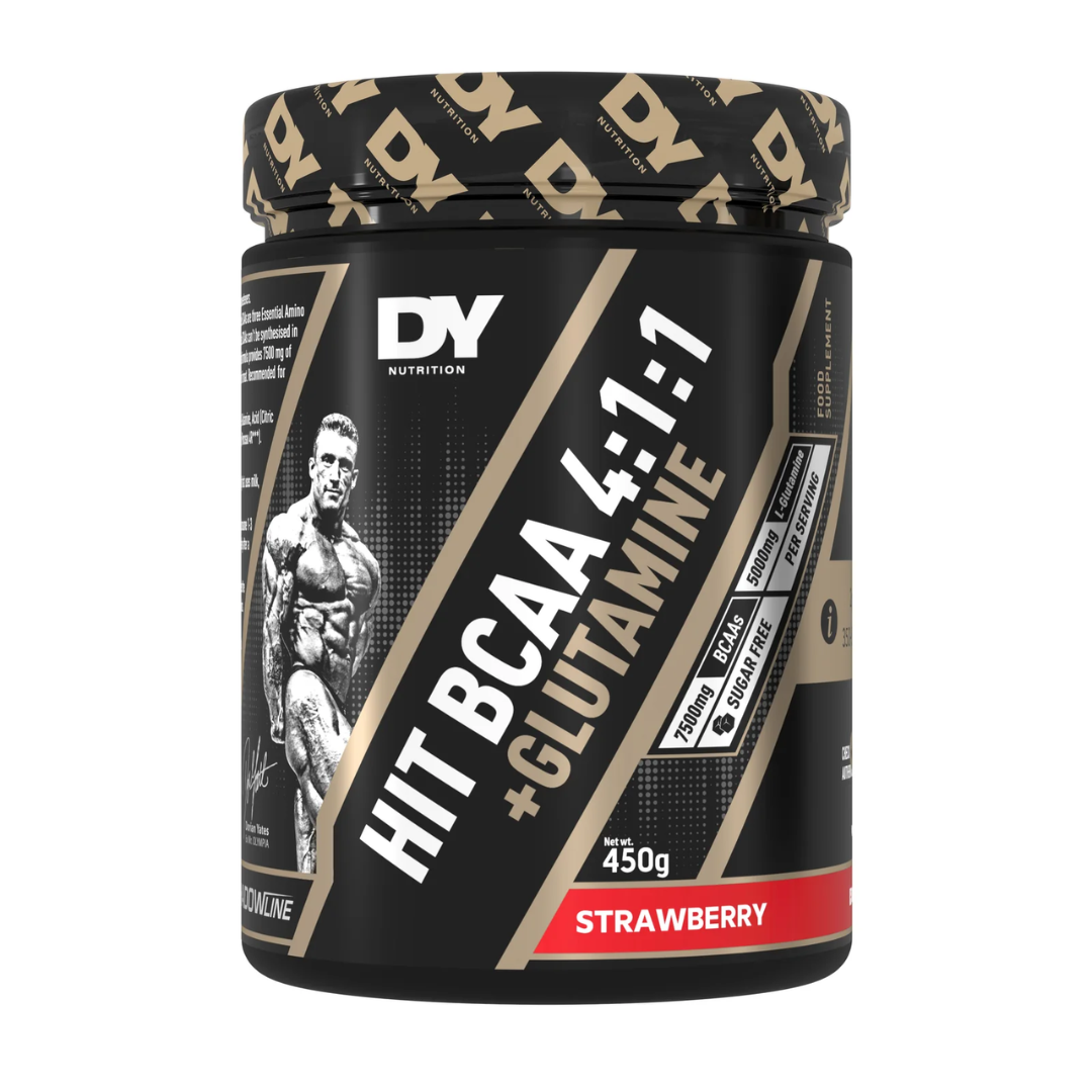 DY Nutrition Hit BCAA 4:1:1 + Glutamine 450g - Strawberry