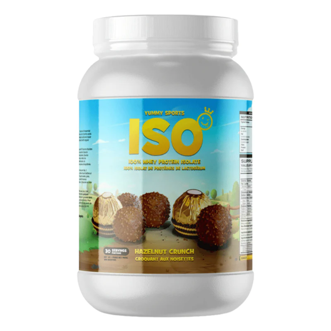 Yummy Sports ISO Tub 30 Servings 960g - Hazelnut Crunch