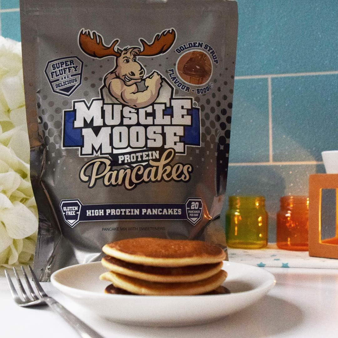 Muscle Moose Protein Pancakes 500g Golden Syrup