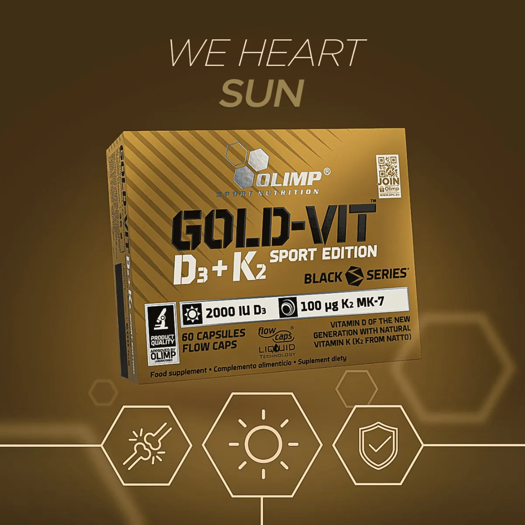 Olimp Sport Nutrition Gold Vit D3+K2 60 Caps