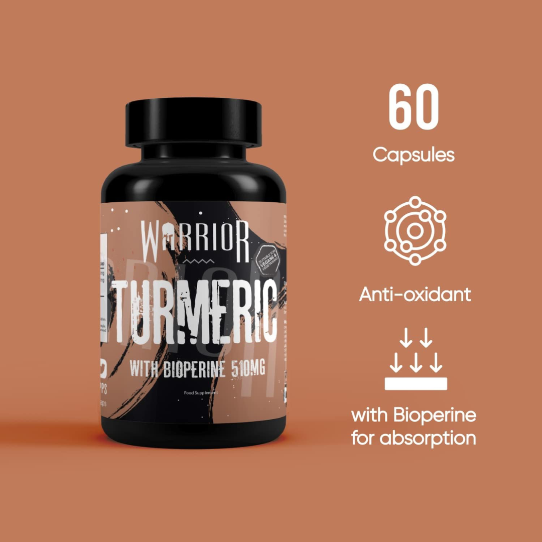 Warrior Core Turmeric & Bioperine 60 Tabs