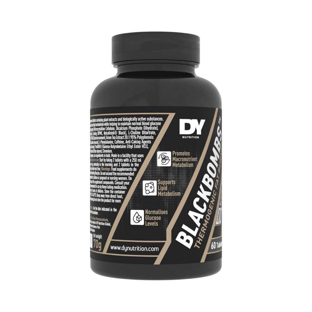 DY Nutrition Black Bombs 60 Tabs