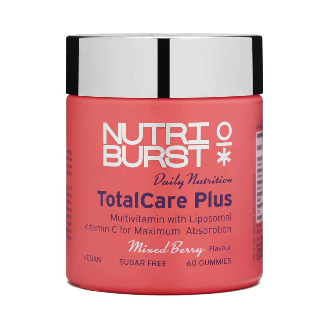 Nutriburst Totalcare Plus 60 Gummies Mixed Berry
