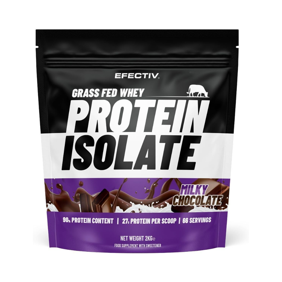 Efectiv Nutrition Grass Fed Whey Protein Isolate 2000g - Milky Chocolate