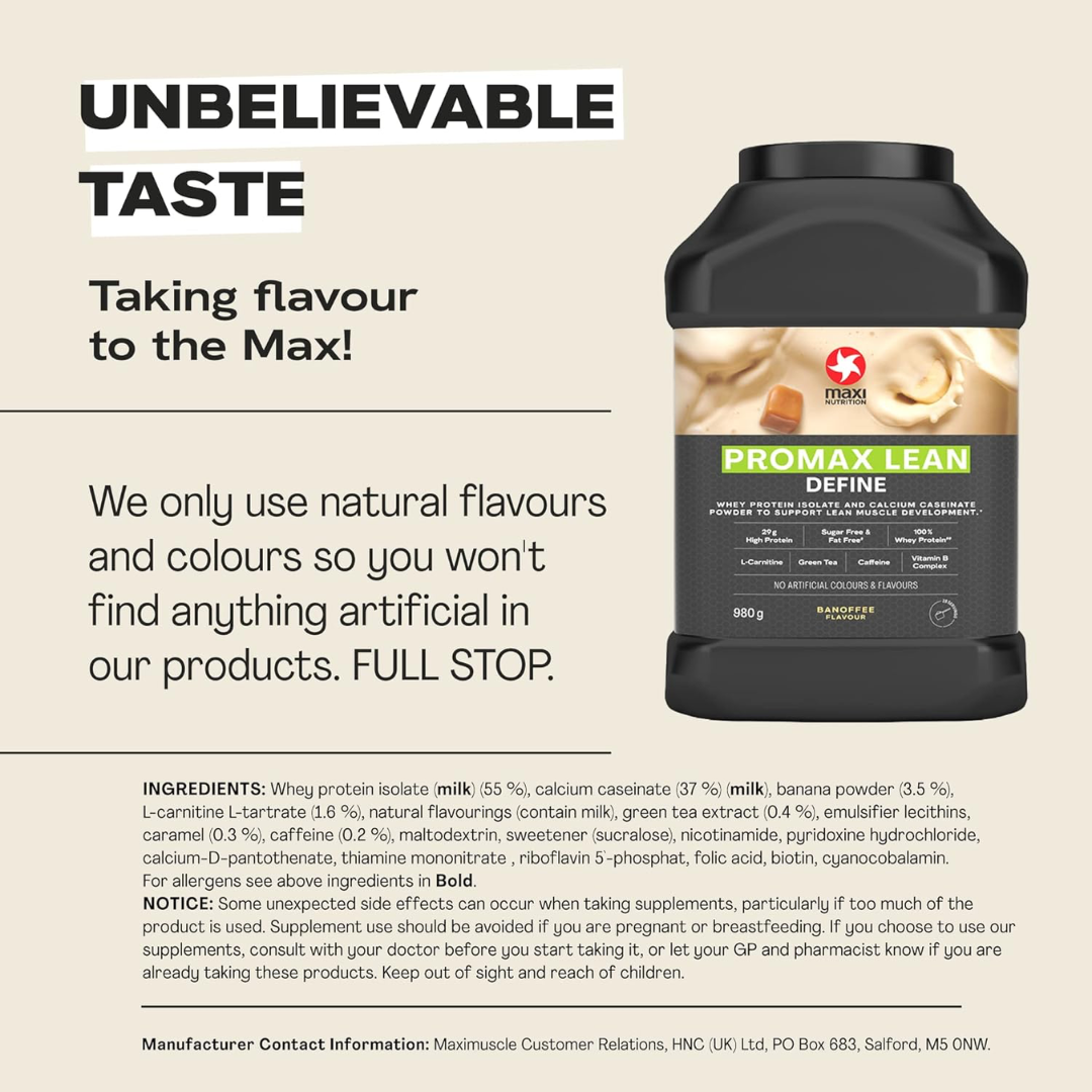 MaxiNutrition Promax Lean Powder 980g - Chocolate