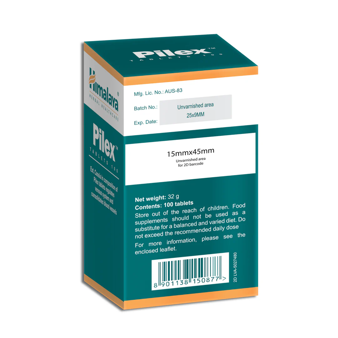 Himalaya Pilex 100 Tabs