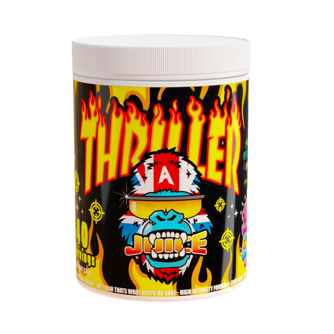 Gorillalpha Thriller Juice 520g - Raspberry & Lemonade Slushy